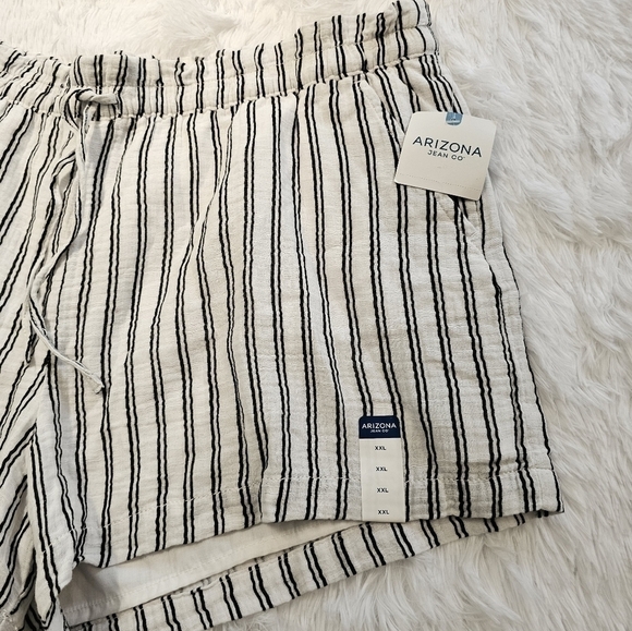 XXL Arizona jean Co. comfy striped fully lined shorts - Picture 4 of 13